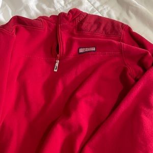Red vineyard vine 1/2 zip